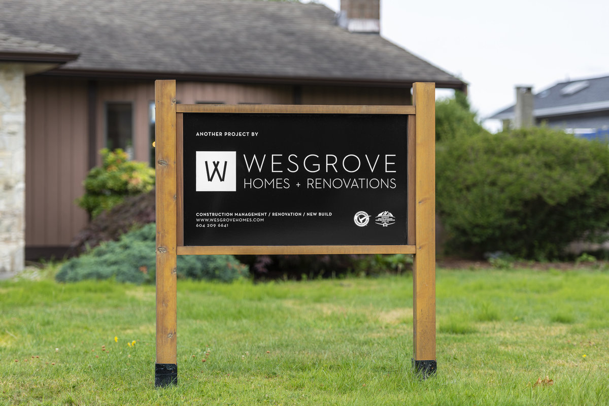 wesgrove home site signage