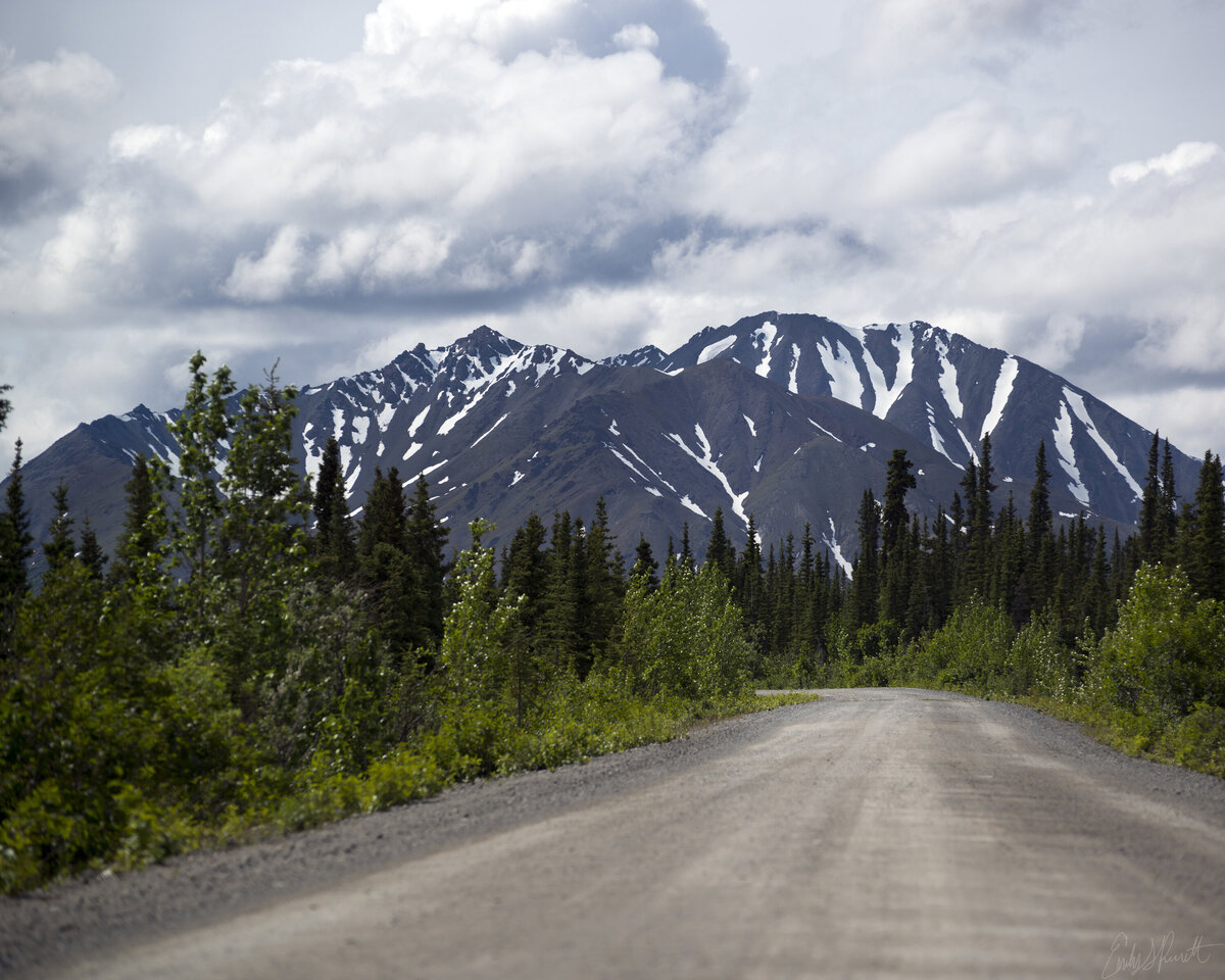 Alaskan Mountain Road 8x10
