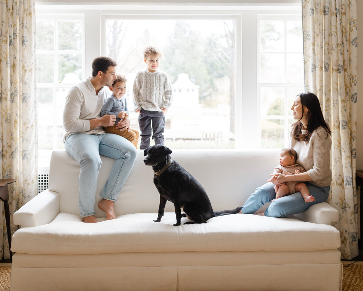 Philadelphia in-home family portrait session - 16