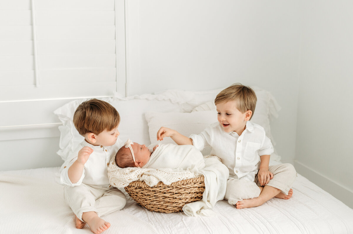 Baby Kaia's Newborn photo session in Atlanta