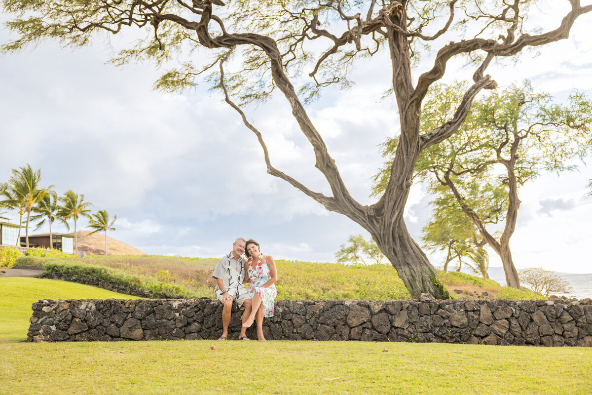 Anniversary Maui couples portraits