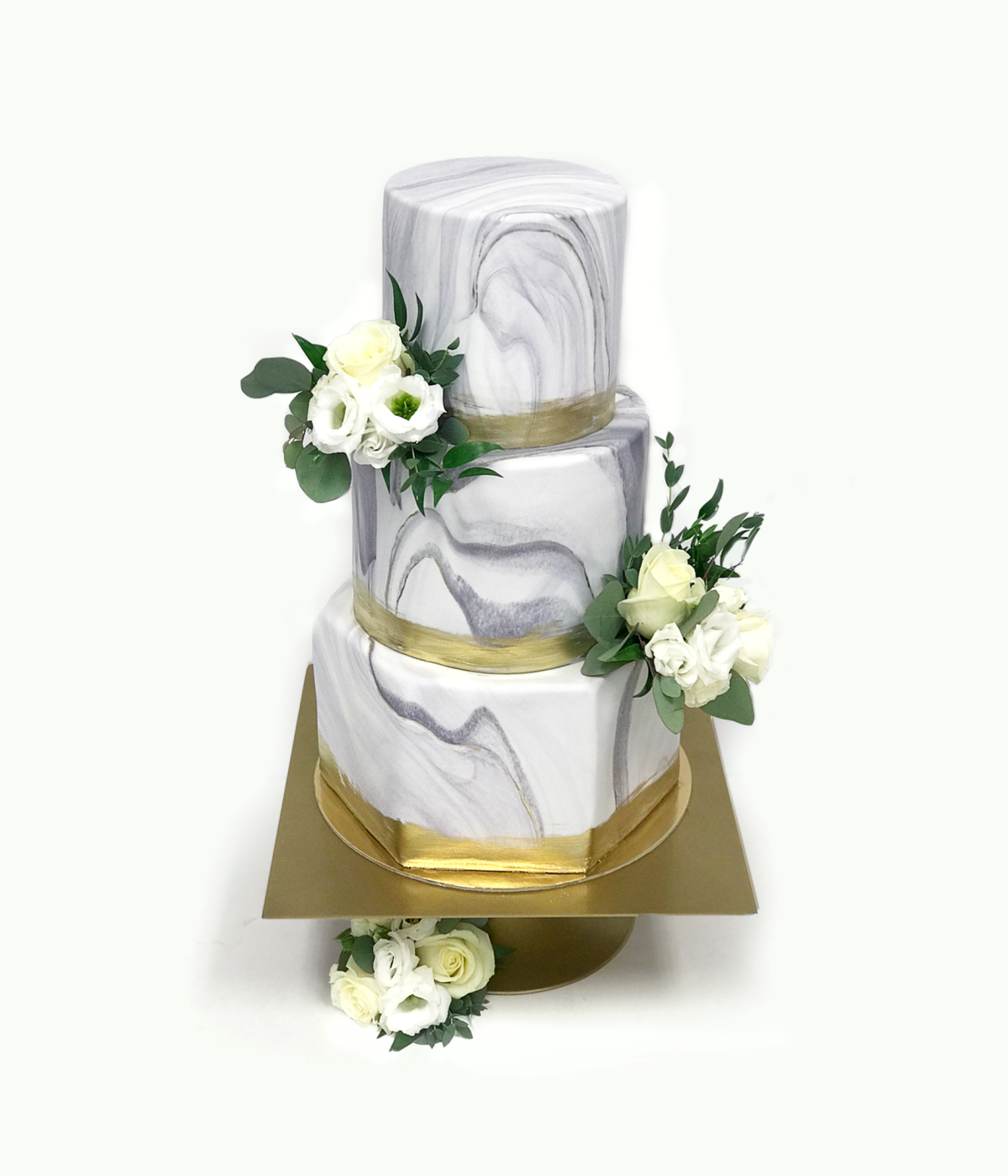 Whippt Desserts - wedding cake Aug 2018 - flowers Creative Edge