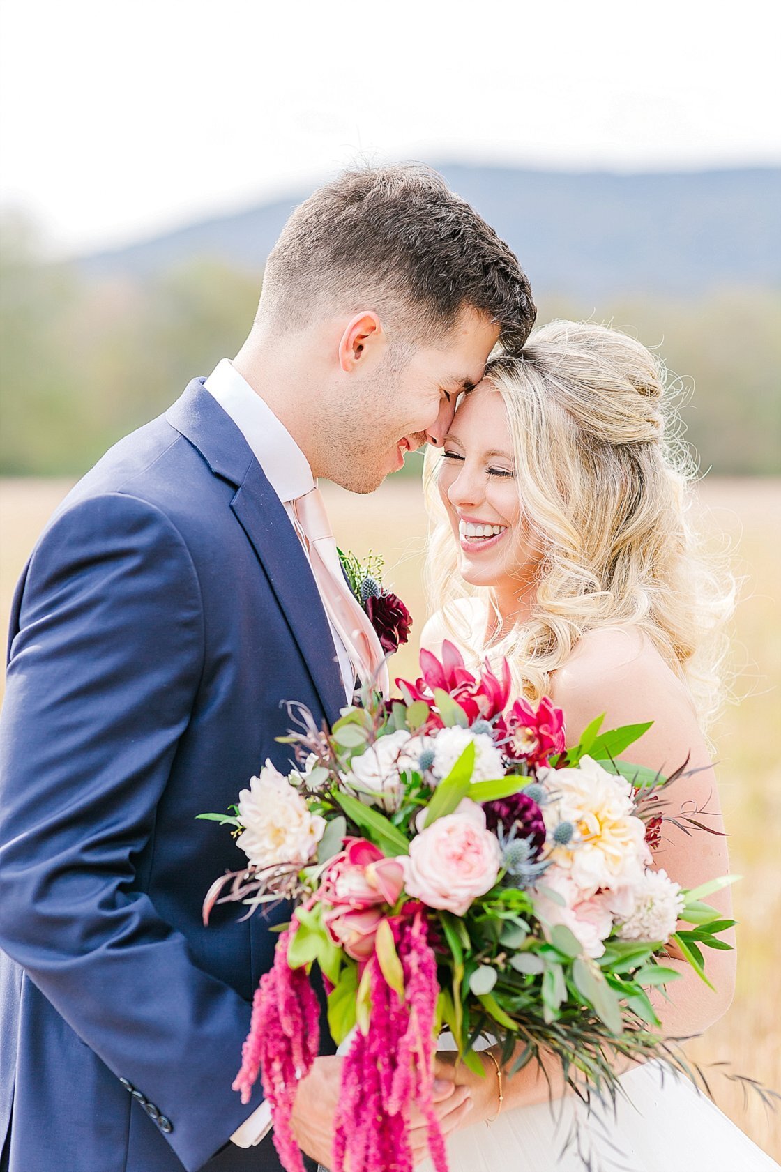 Intimate couple portraits during golden hour by Amanda Horne, Alabama wedding photographer.