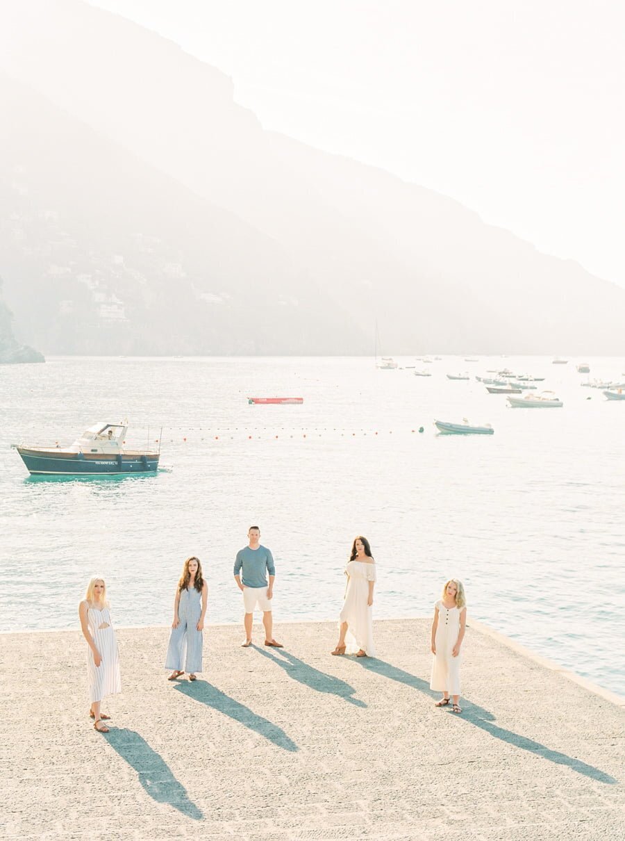 Glamorous style Family photograph