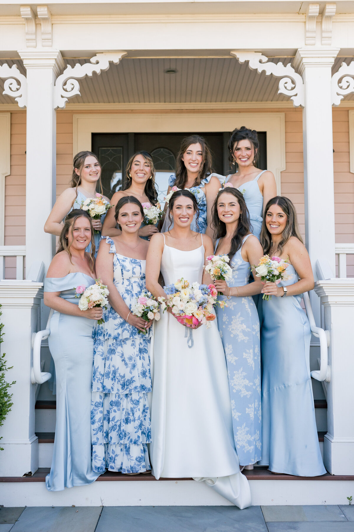 bridal-party-blue-florals-new-engalnd