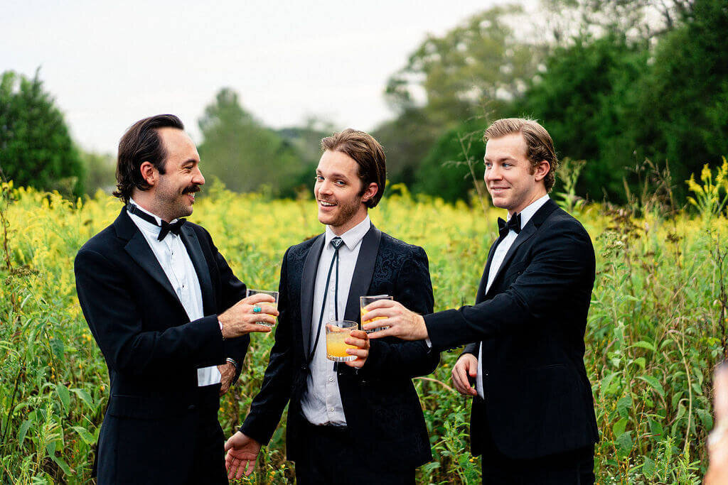 27.elegant-barn-wedding-greenery-gold-modern-vintage-events-southall-meadows