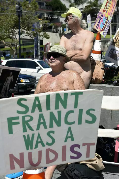 Brent Ray Fraser Public Nude Protest San Fancisco 2016 - 20