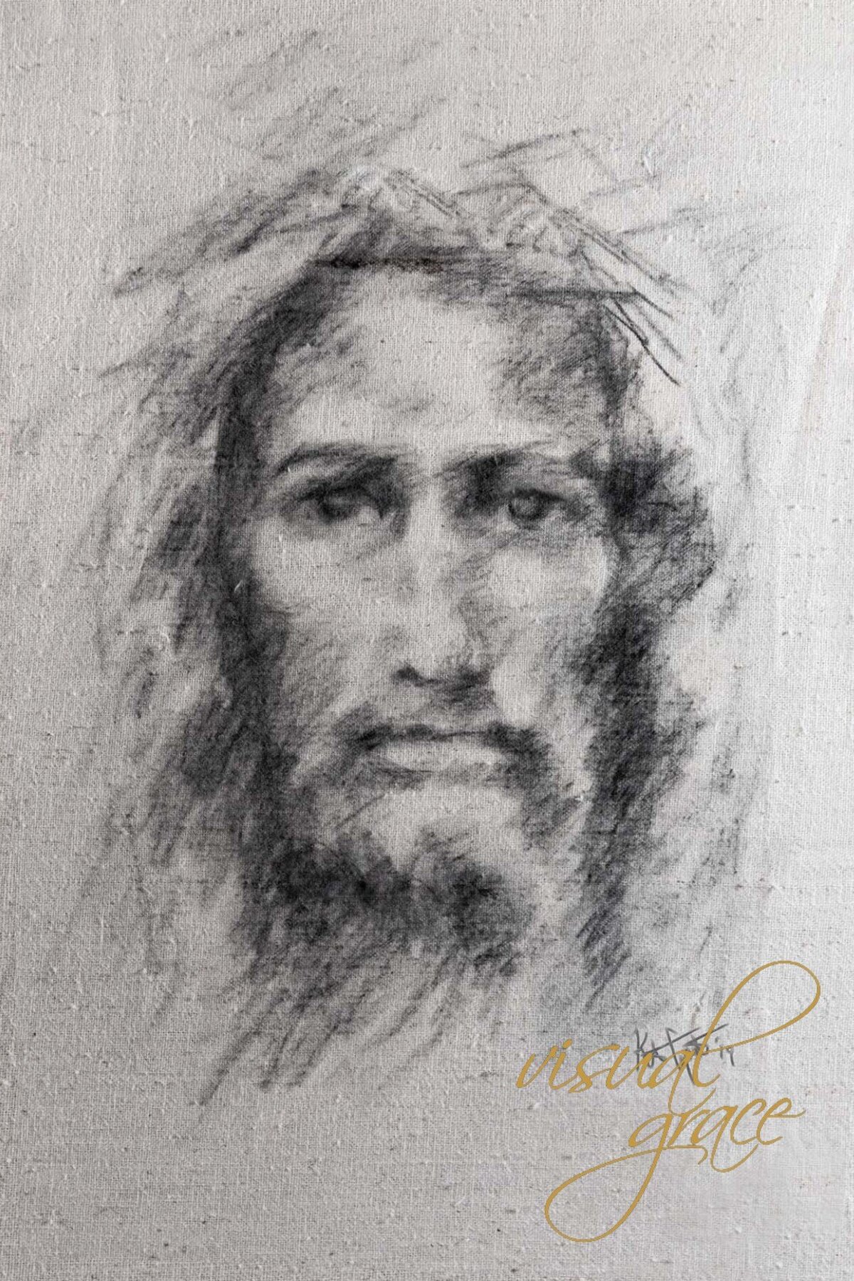 Catholic wall decor of Jesus Christ's face