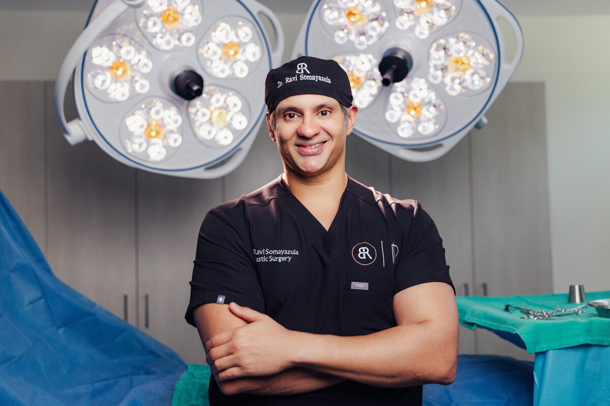 Plastic surgeon in his operating room, photographed by Luma Media