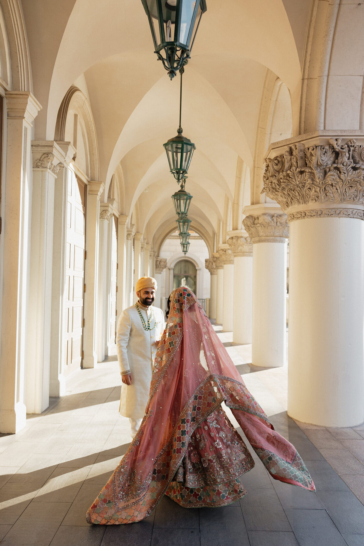 Elegant bridal moment by Puerto Rico destination wedding photographer

