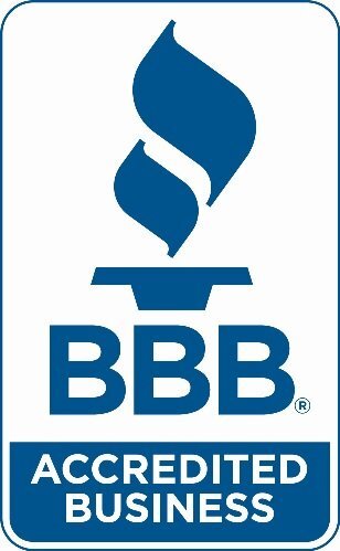 Concrete Surface Restoration, hired and trusted by leading companies, featuring the main logo of the Accredited Business Seal.