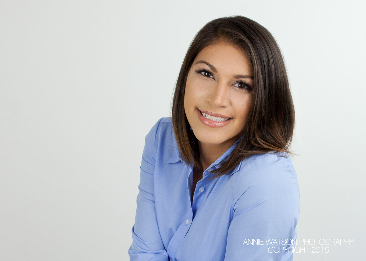 Professional headshot with soft glam makeup – styled by Lyds Makeup in NYC.