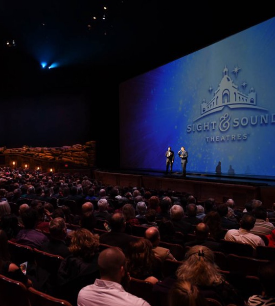 Sight and Sound Jesus event stage