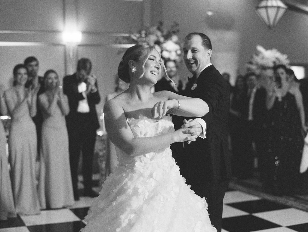 Newlyweds First Dance at Oakley Country Club