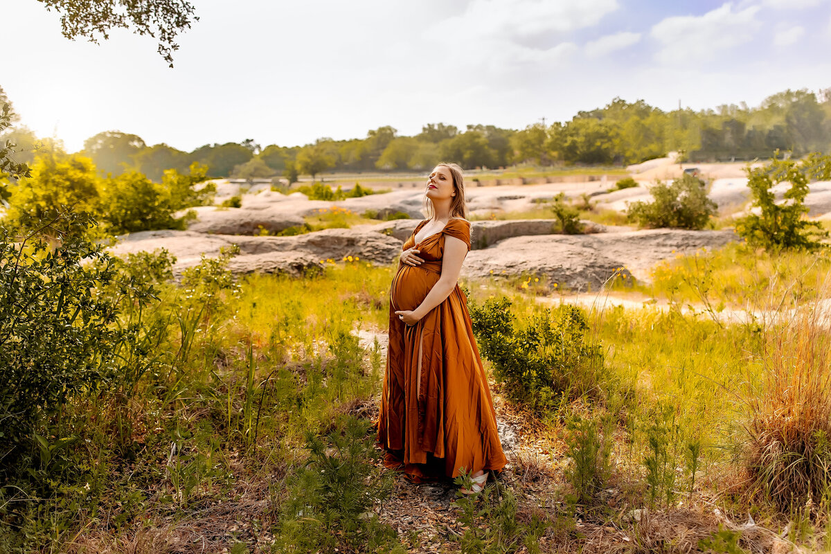 Maternity Session at Big Rocks Park in Glen Rose. | Crowley, TX Family and Newborn Photographer