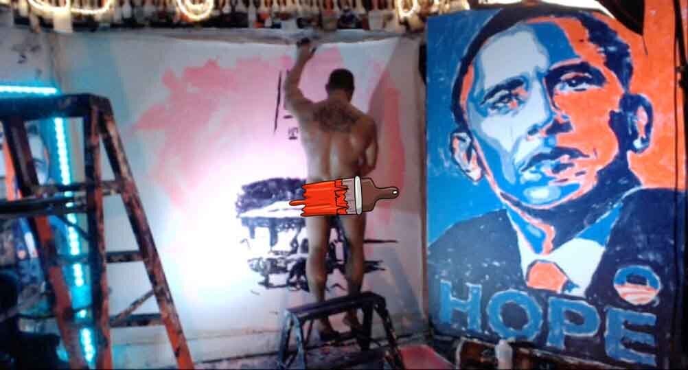 Brent Ray Fraser Live Art Studio Webcam 51