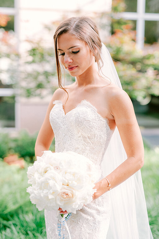 Bridal portraits at  Hotel Crescent Court, Dallas