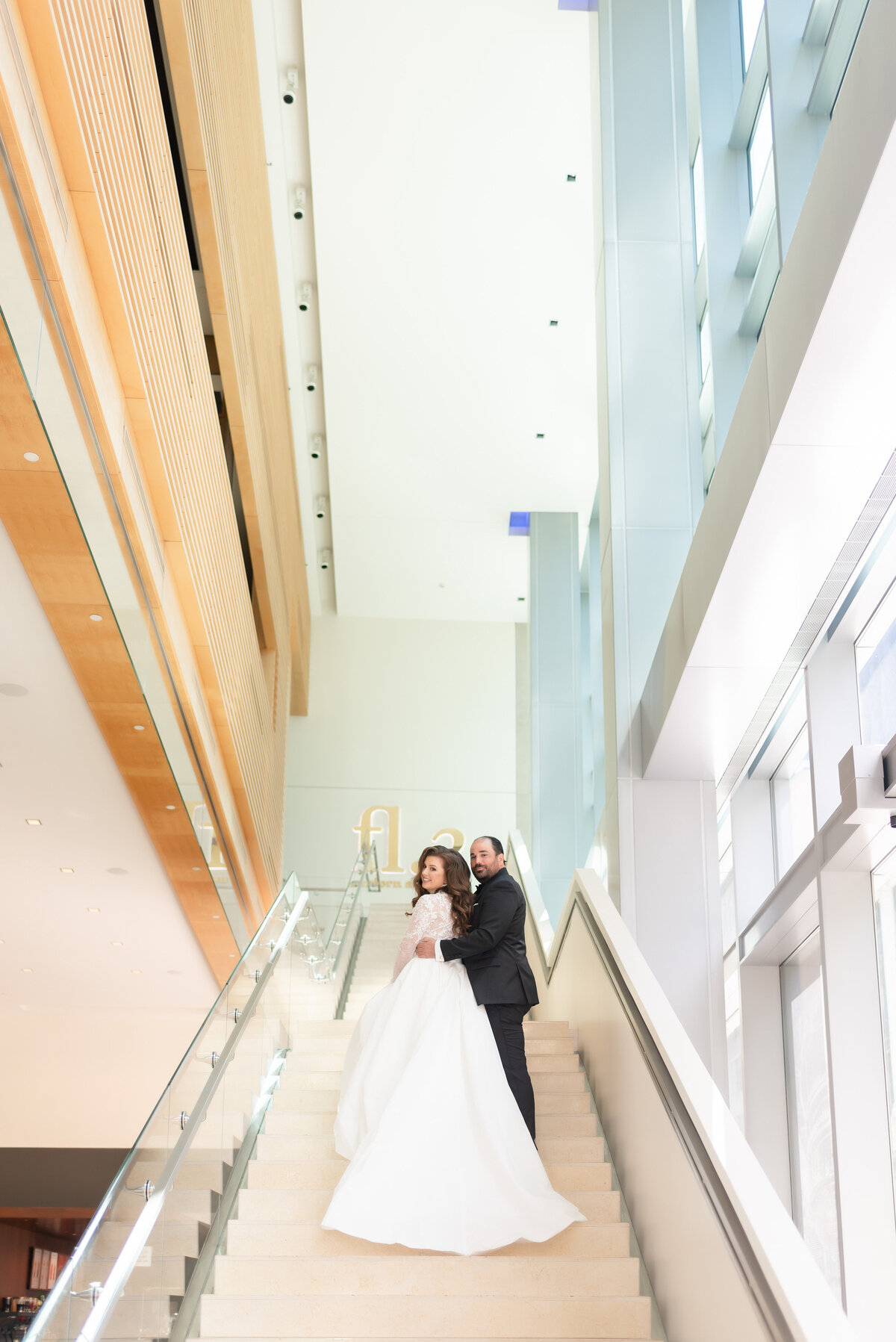 bride and groom at fairmont hotel pittsburgh 