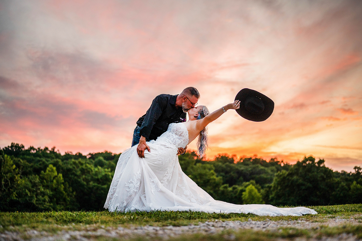 sunset Wedding Photography Springfield Missouri