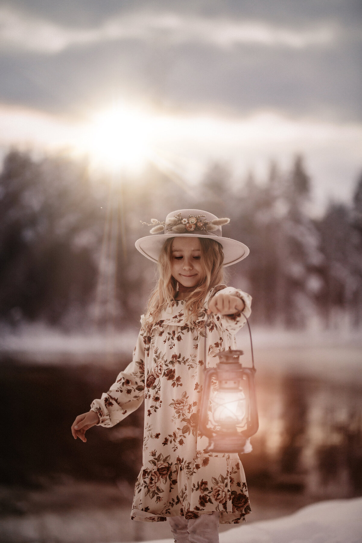 barn fotografering vinter vasterbotten 3500px