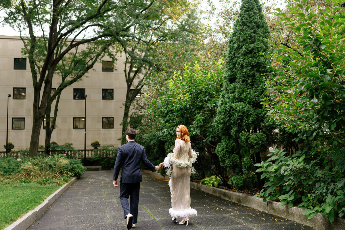 Aspen-Avenue-Chicago-Wedding-Photographer-Glam-Atelier-Clair-De-Lune-Vintage-Bob-Mackie-Sheer-Beaded-Gown-Luxury-Engagement-Art-Institute-of-Chicago-South-Garden-21