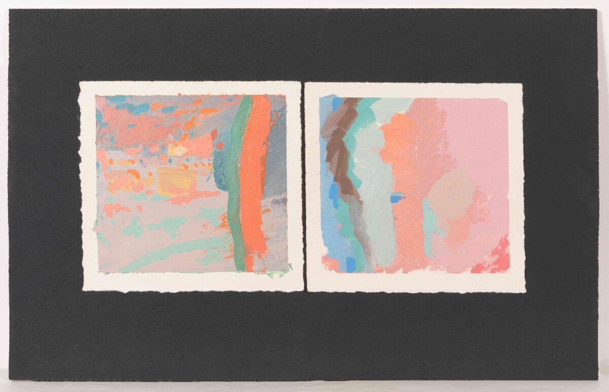 Field Incident, 1982 Oil on paper_11zon