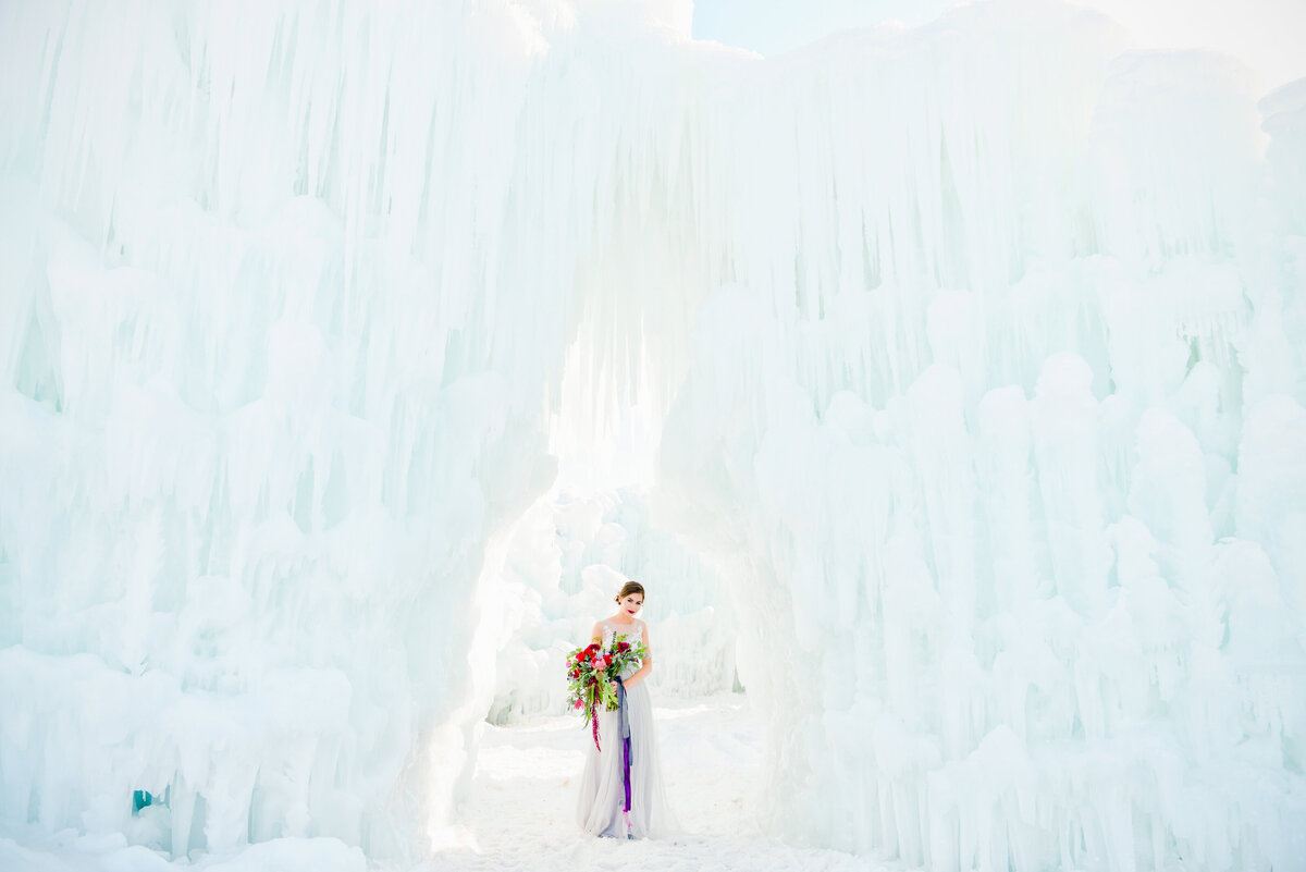 Ice Castles Styled wedding