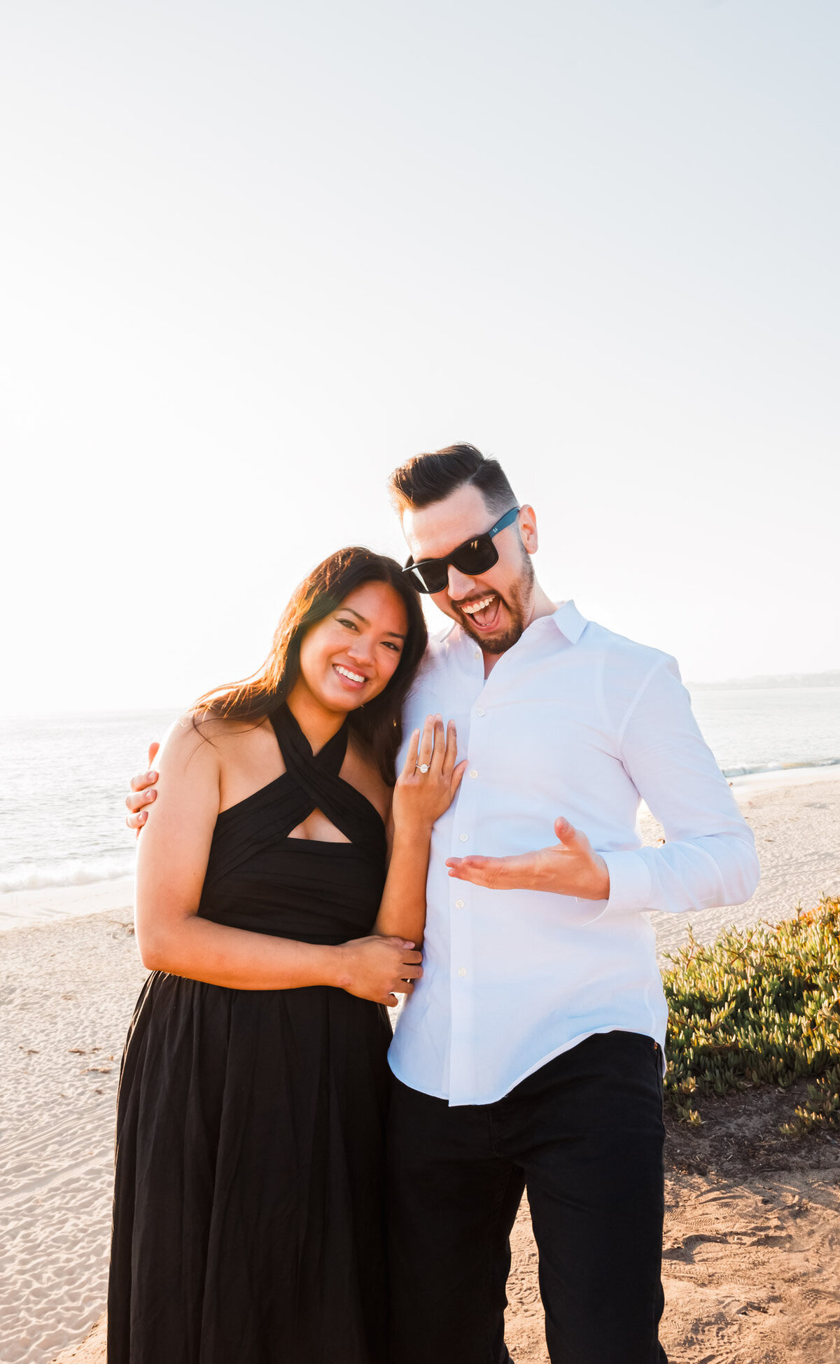 Kyle Woolum + Stephanie-Proposal Engagement-Half Moon Bay-Dunes Beach-San Francisco Wedding Photographer-San Francisco Photographer-Half Moon Bay Photographer-Emily Pillon Photography-S-092323-22