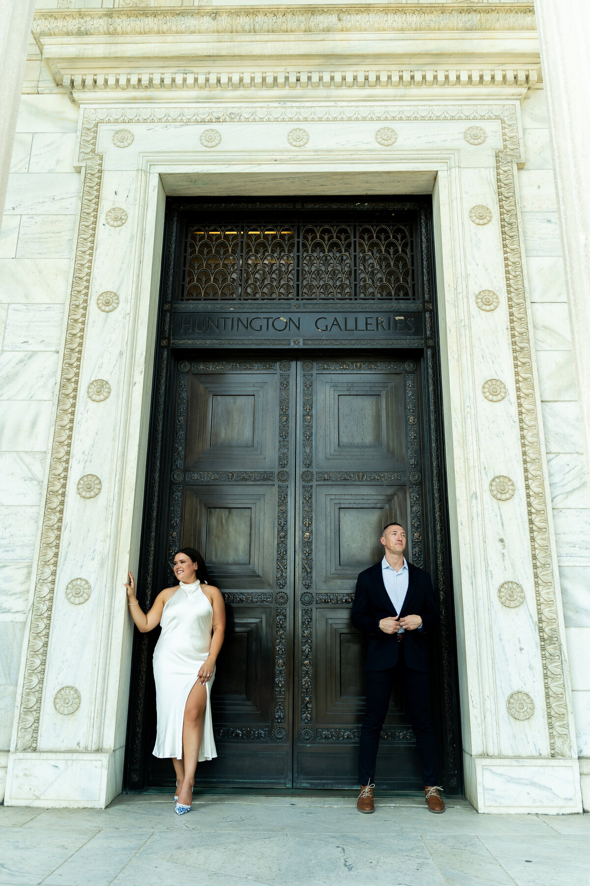 editorial engagement session at Cleveland Museum of Art