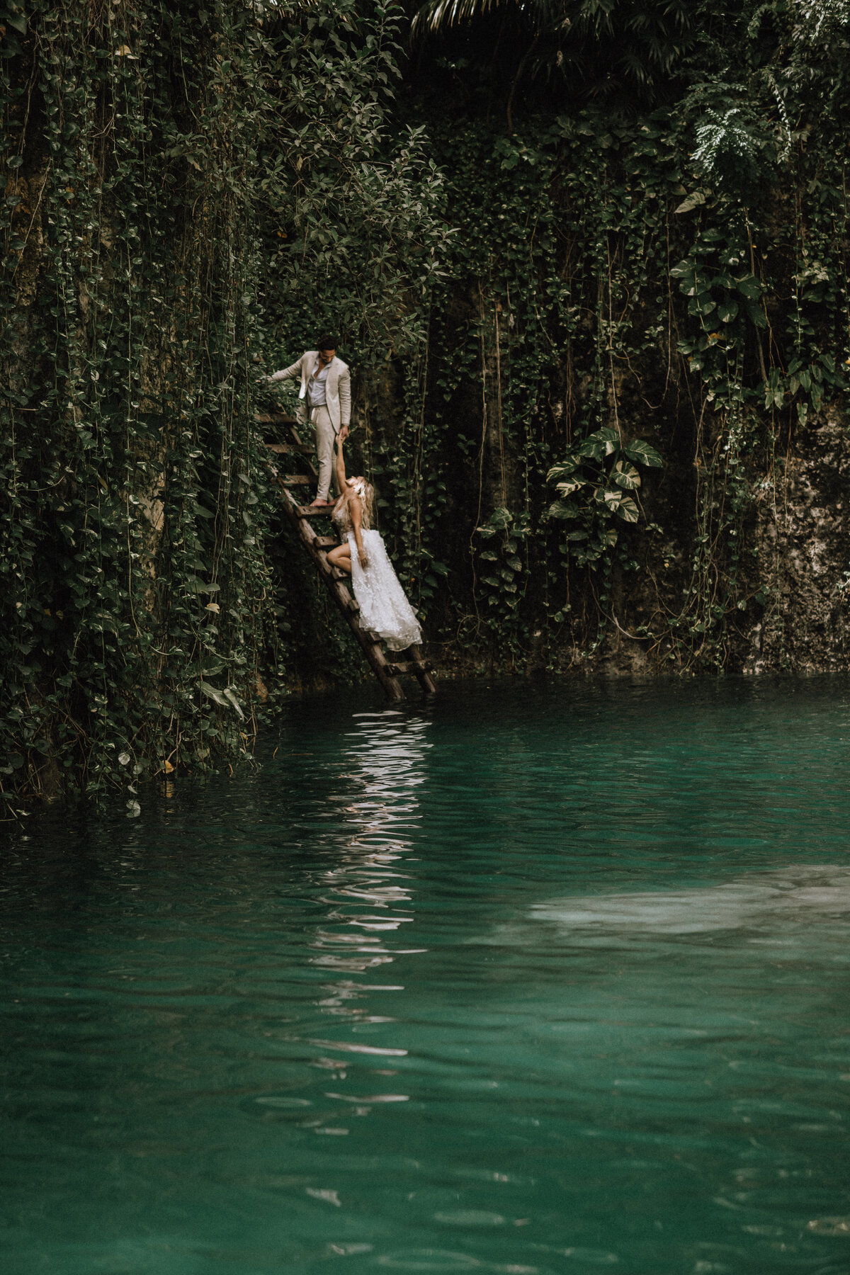 Mayan Wedding Ceremony at a Cenote in Tulum