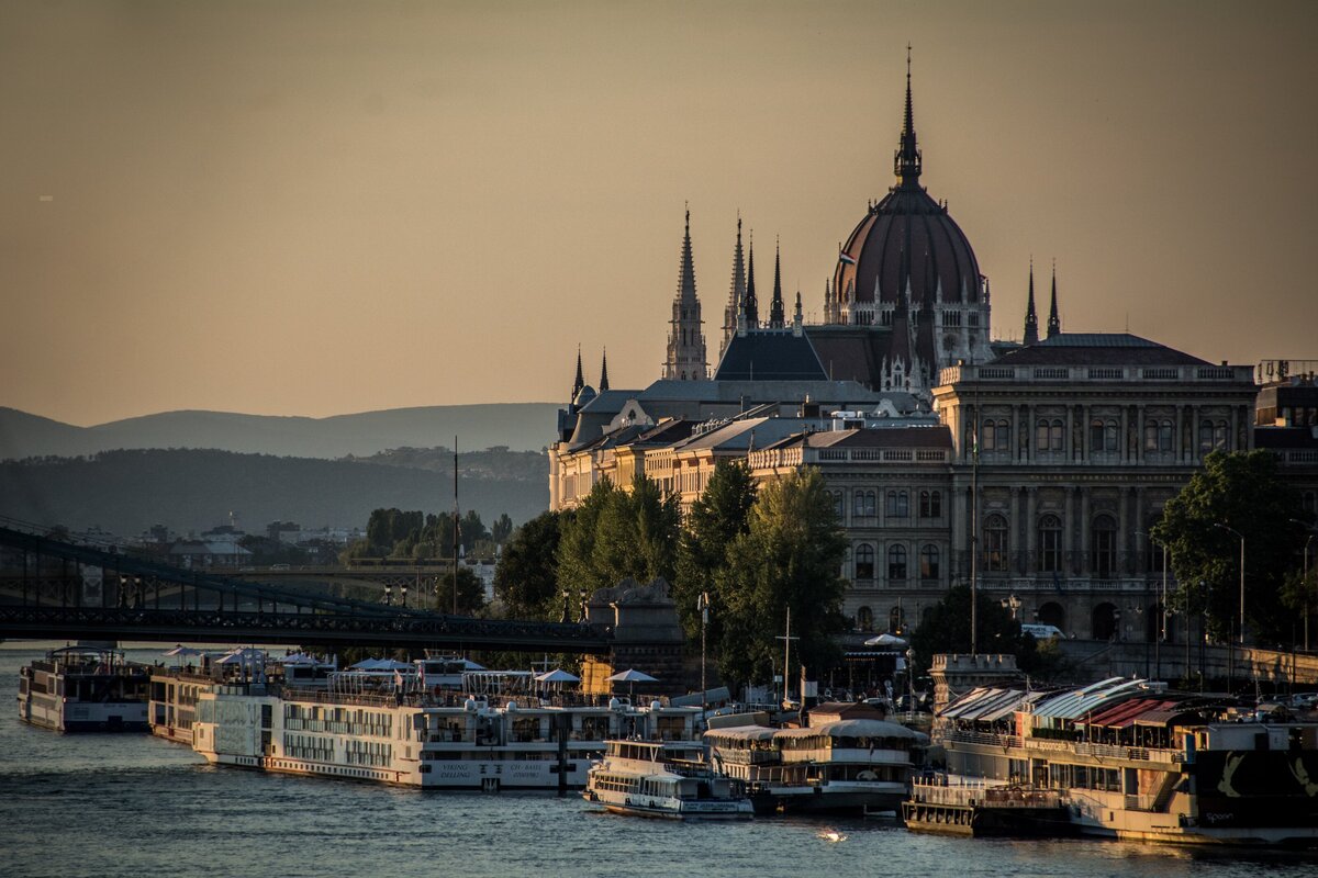 Budapest Parliament with Ships