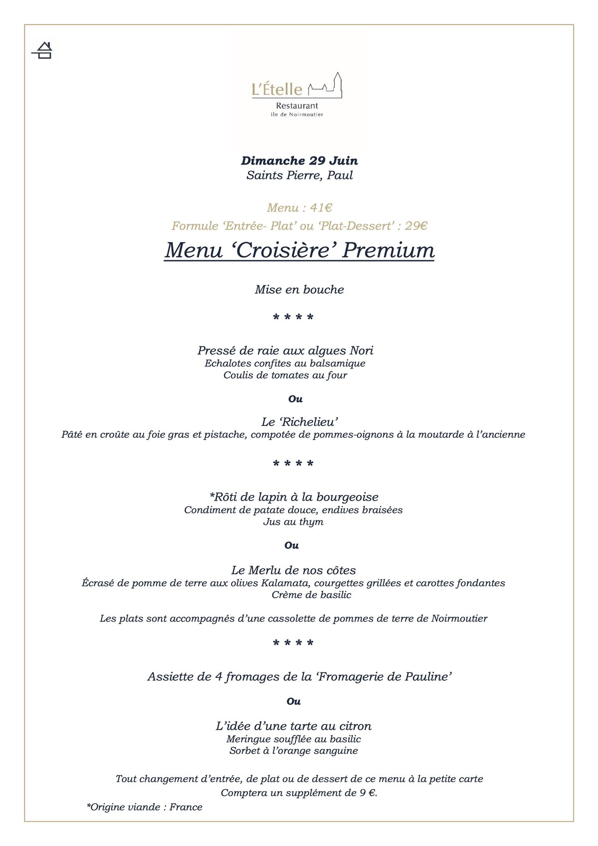 dimanche 29