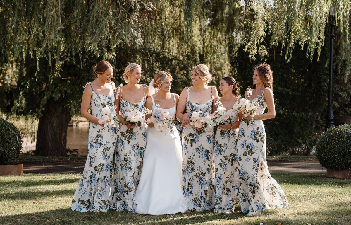 Lydia & George - Reformation bridesmaids CROP