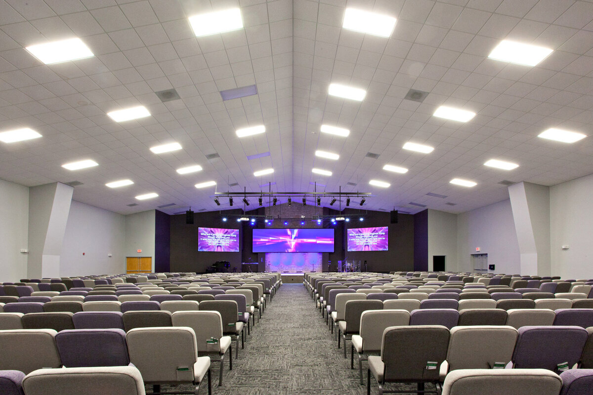 Upward Christian Fellowship facilities built by Cooper Construction - 1