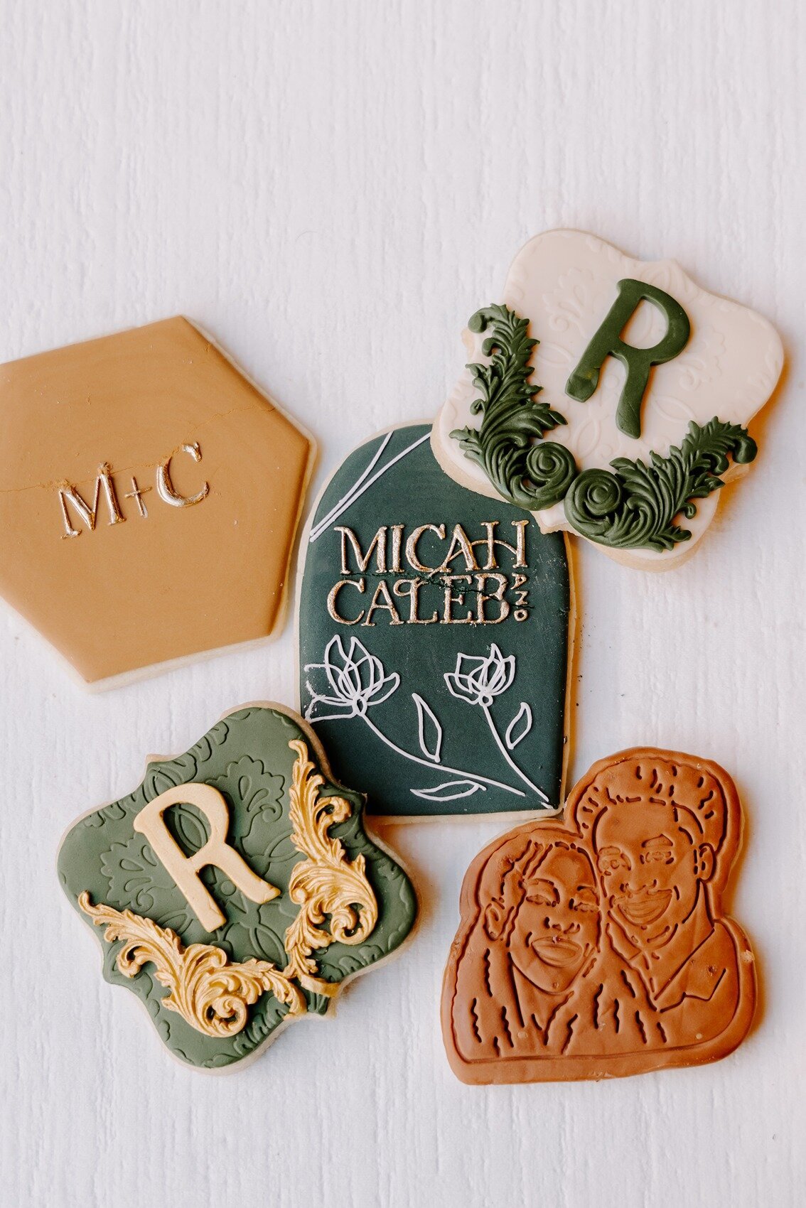 Micah and Caleb's customized  wedding accessories