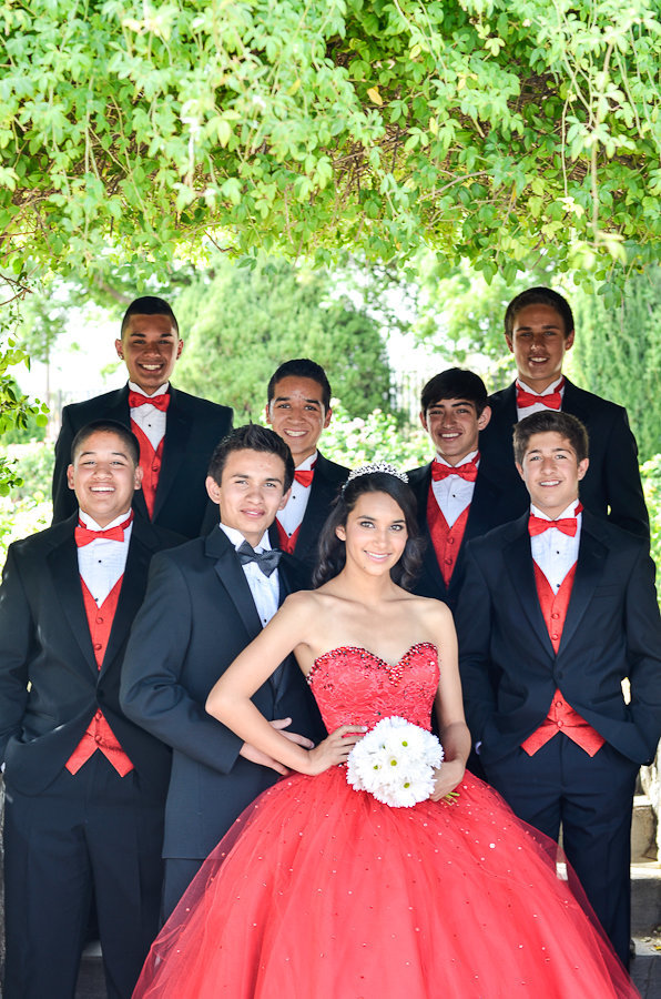 Quinceanera court