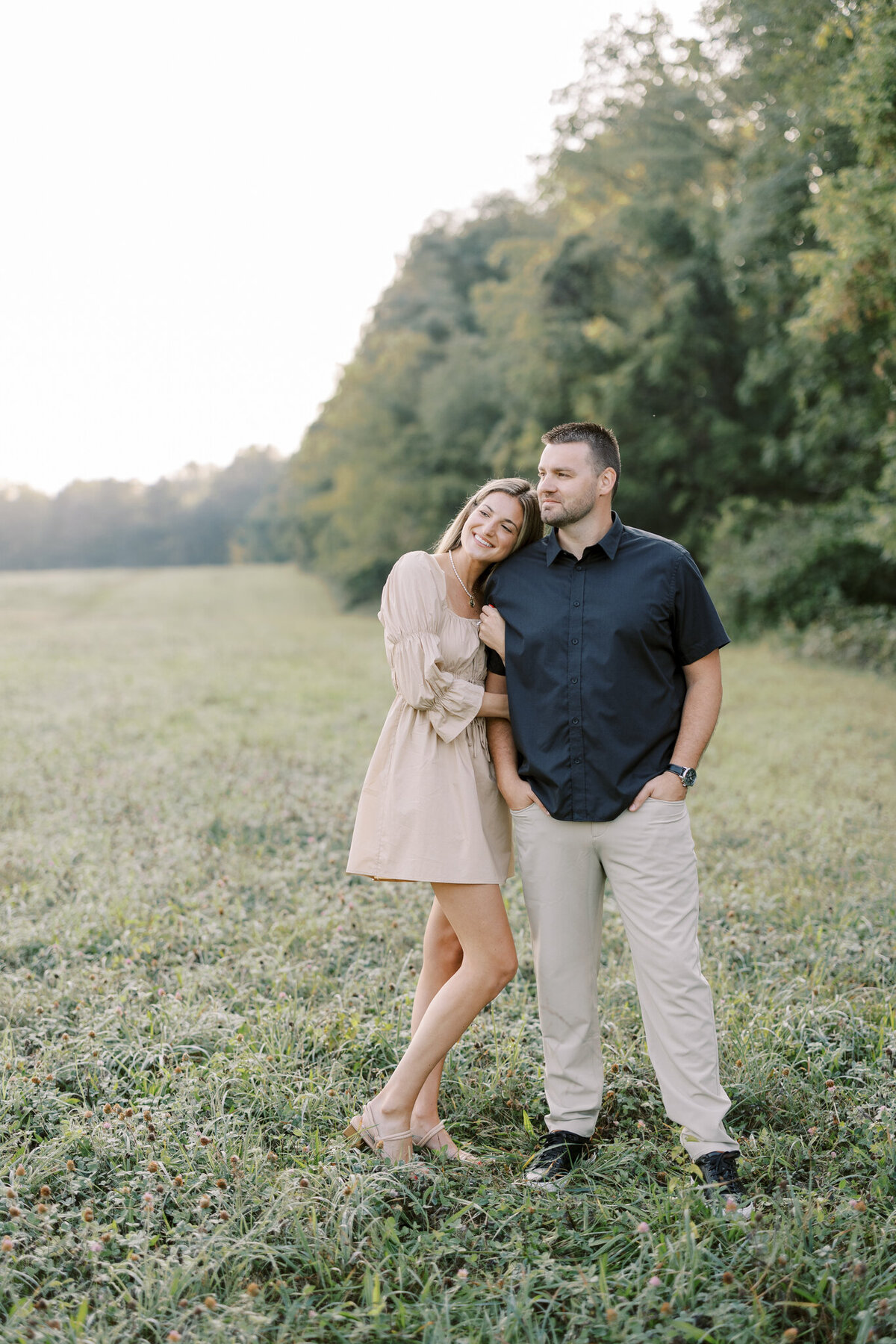 Sunset Field in PA Engagement Session | Ashlee Zimmerman