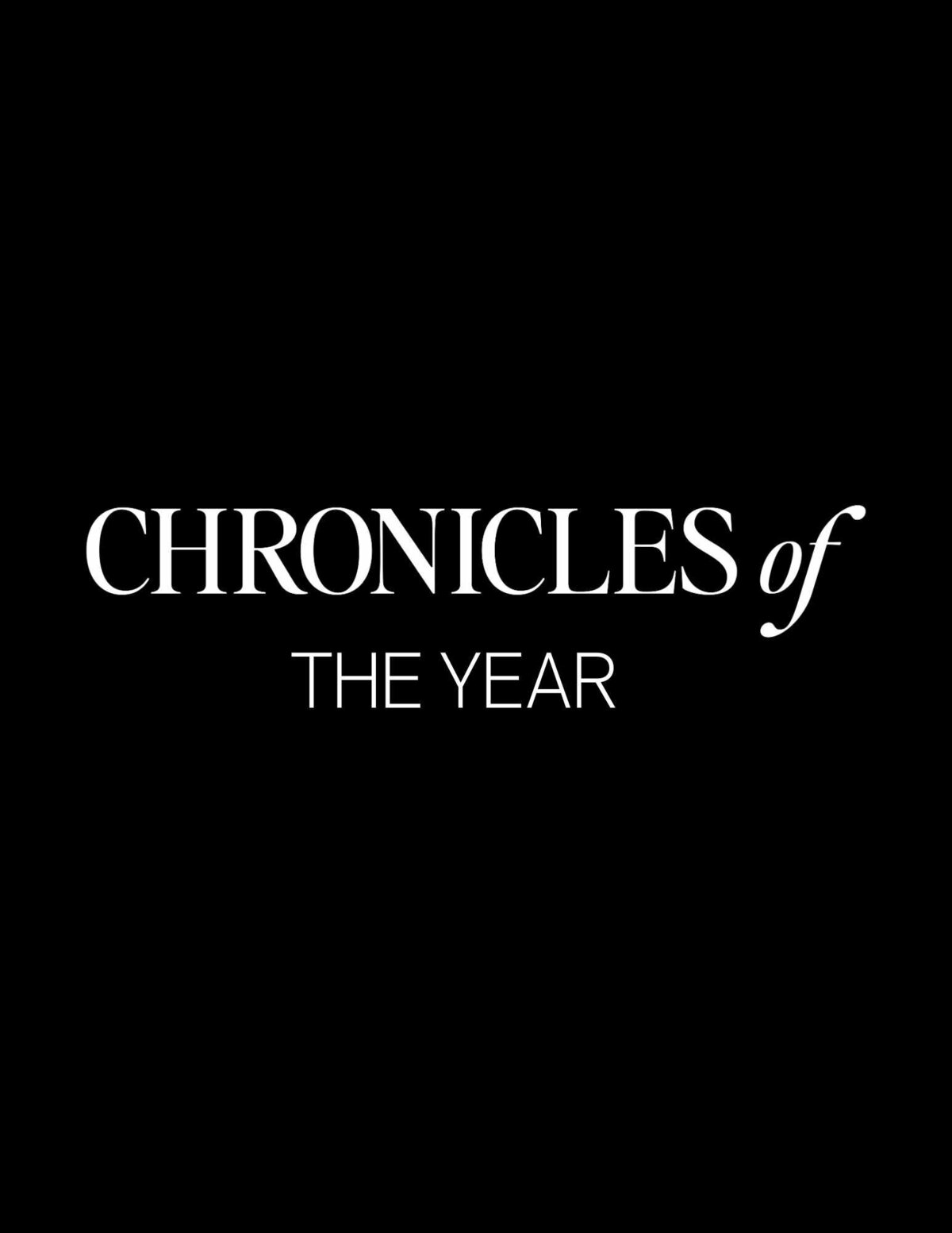 chronicles of the year