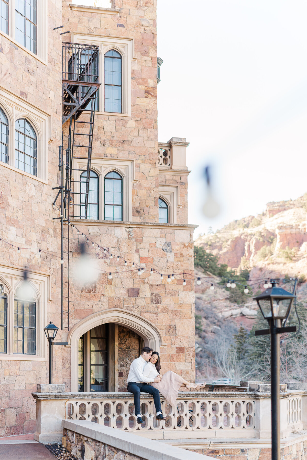 Glen Eyrie Castle Winter Engagment Pictures Colorado Springs Elena Spraguer Photography 0042