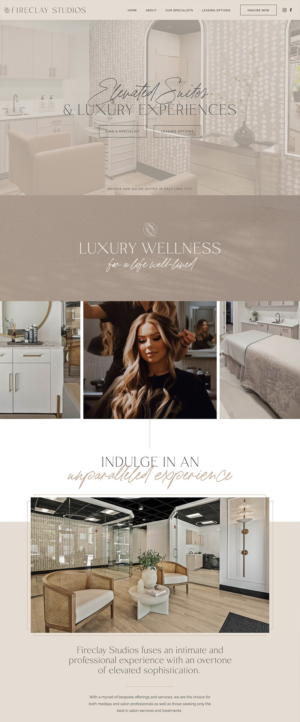Showit-Website-for-Salons_Fireclay-Studios_Home