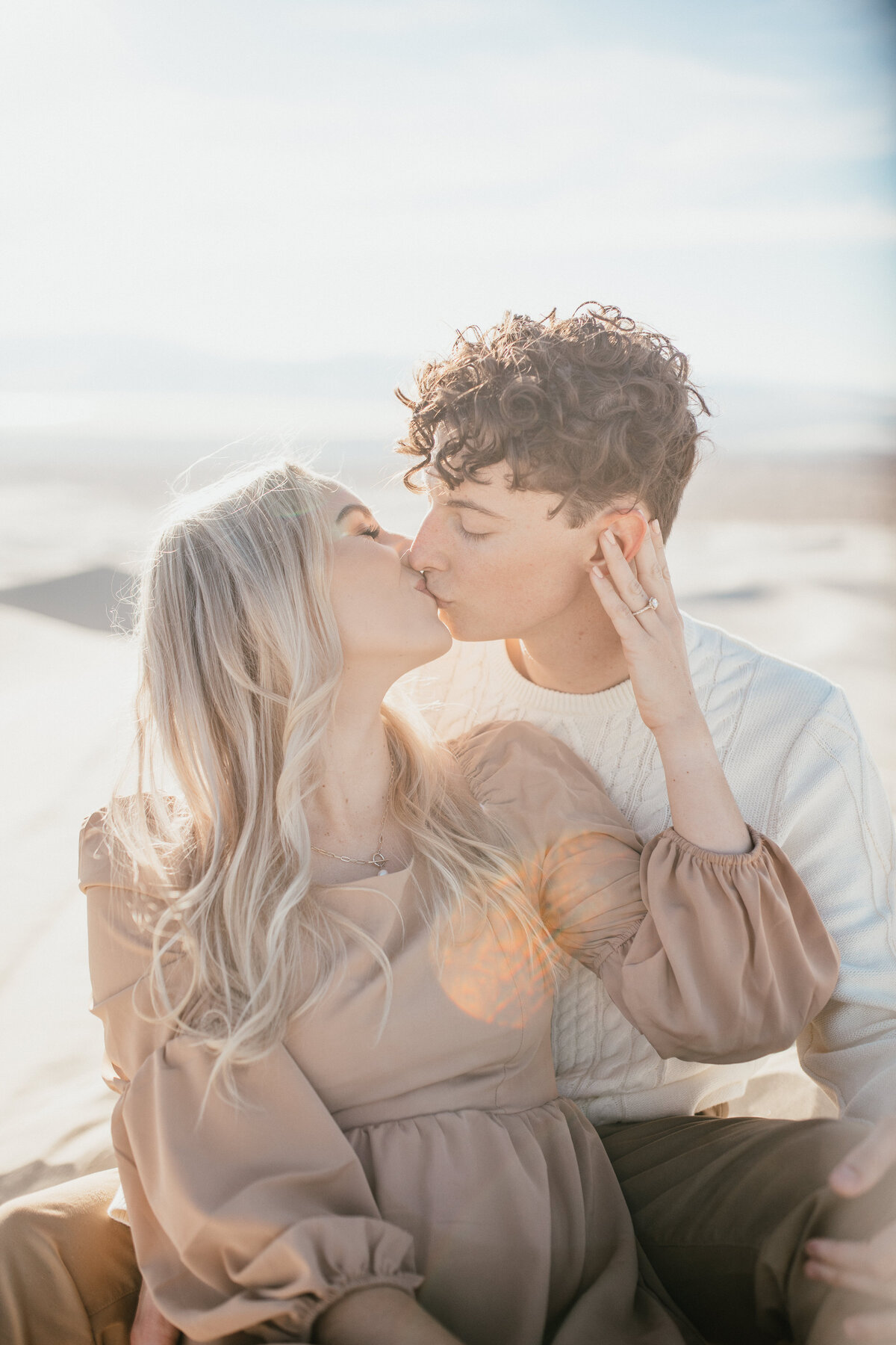 A Sand Dunes Engagement Photography Session - 7