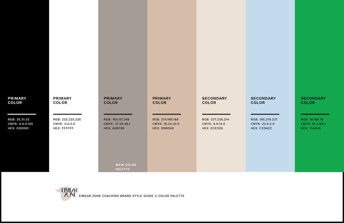 EZ Brand Colors