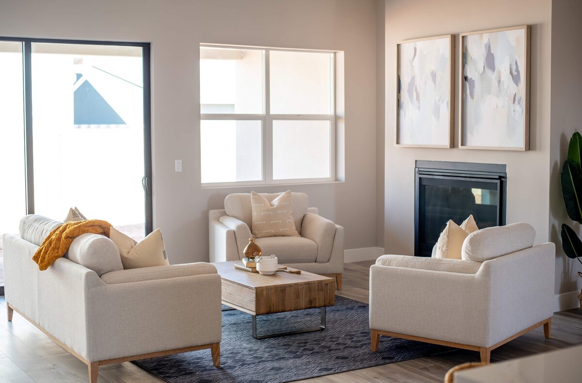 TB St. George Utah Traditional Living Space