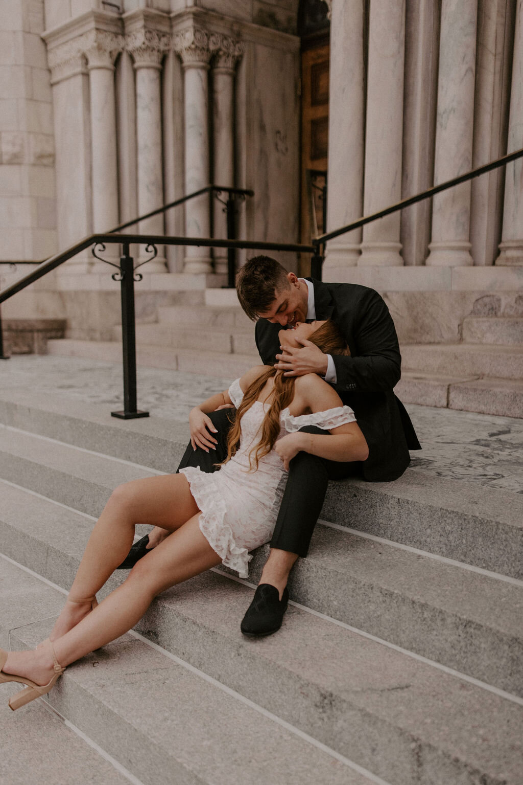 City Engagement Photoshoot Tampa Florida