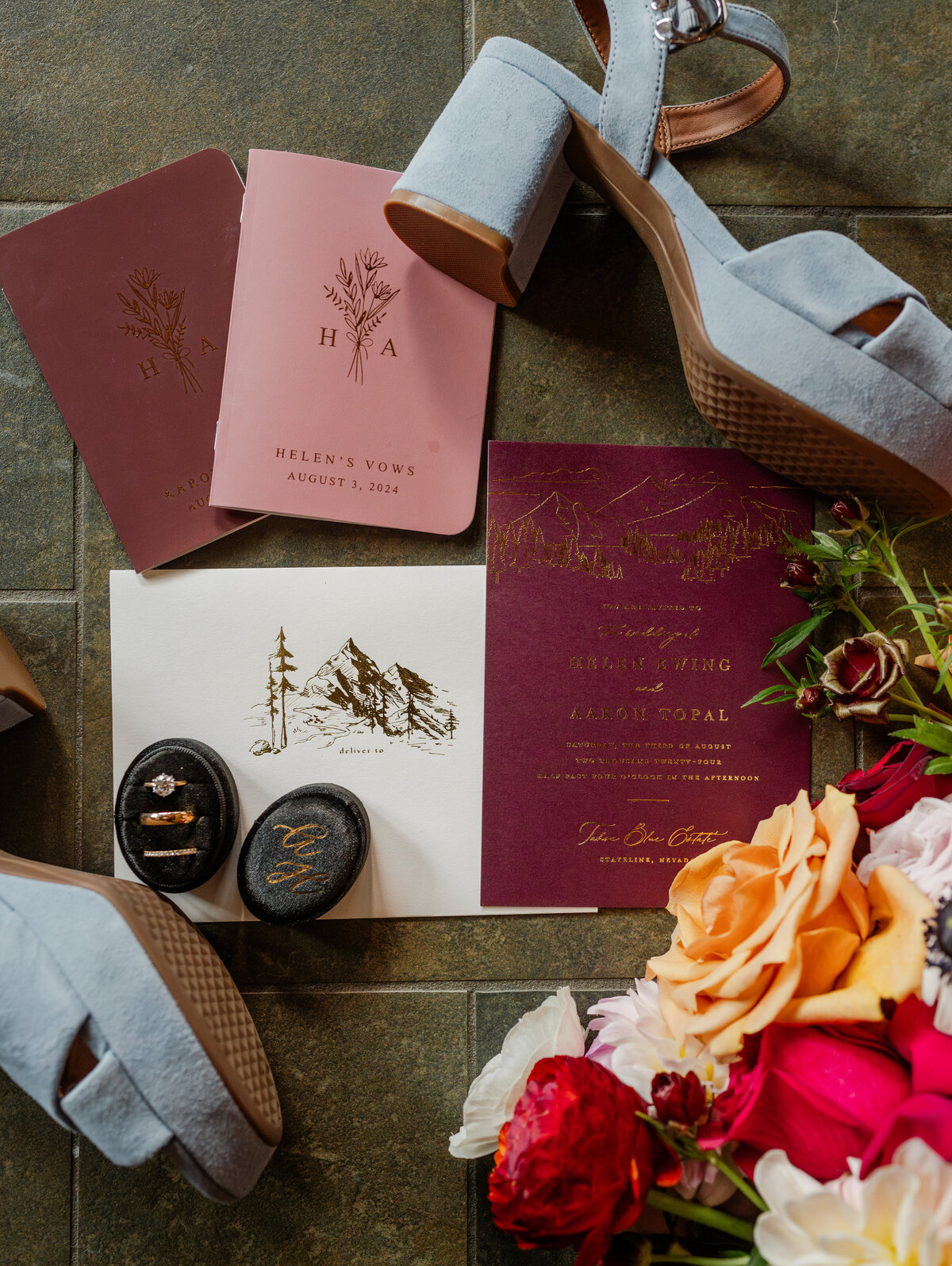 Lake Tahoe wedding portraits