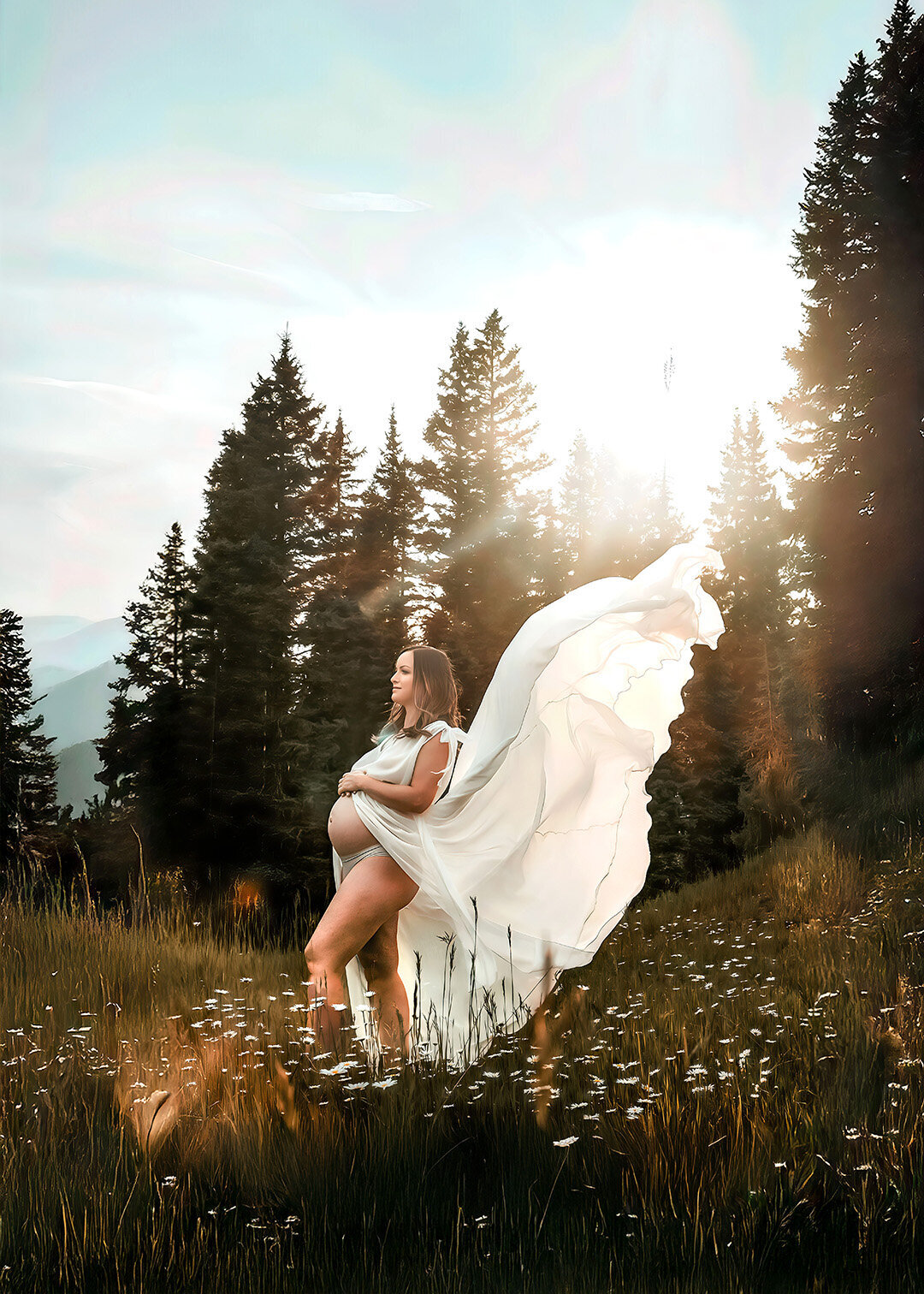 Maternity Session in Durango, Colorado.