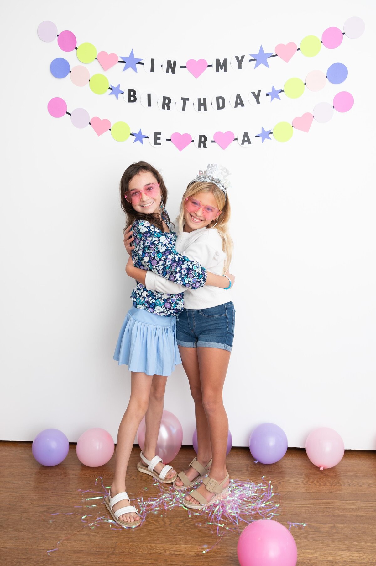 two girls taking selfie in my birthday era party