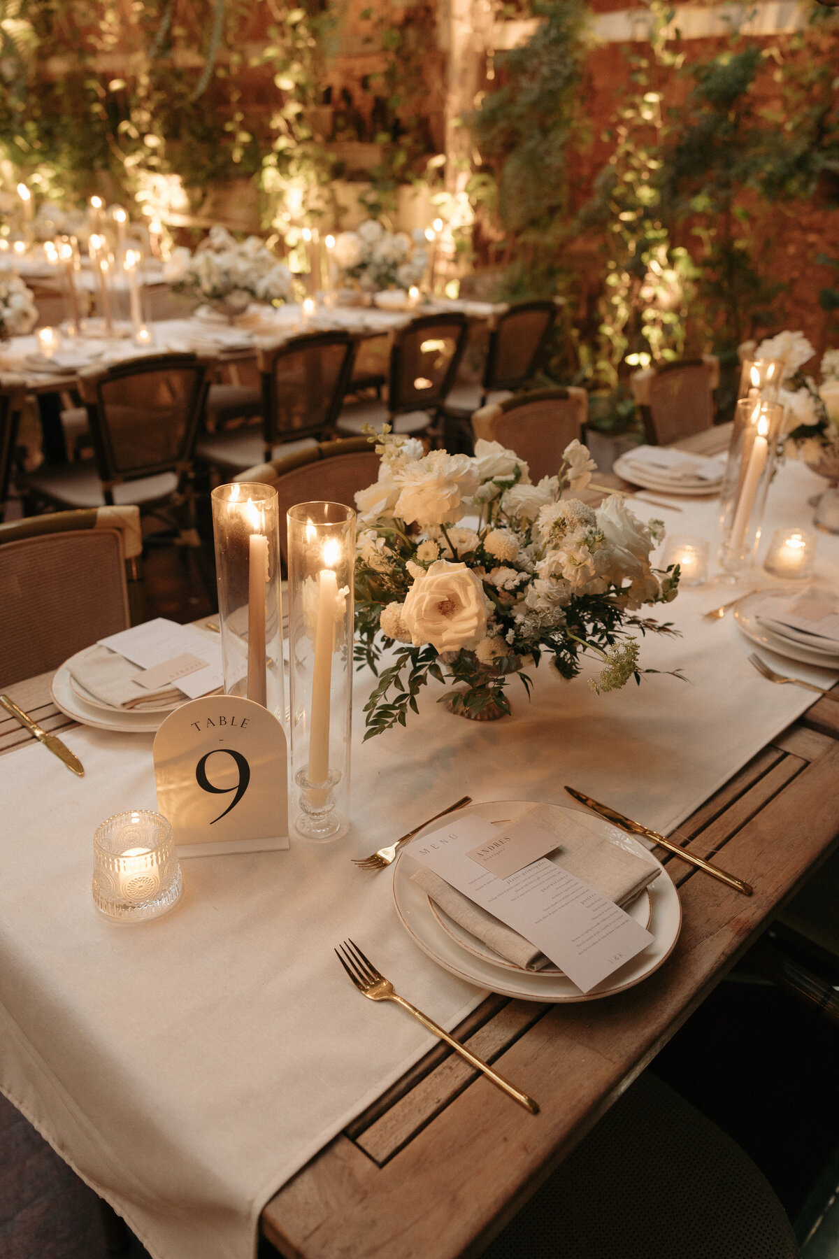 Romantic tablescape documented by Puerto Rico destination wedding photographer


