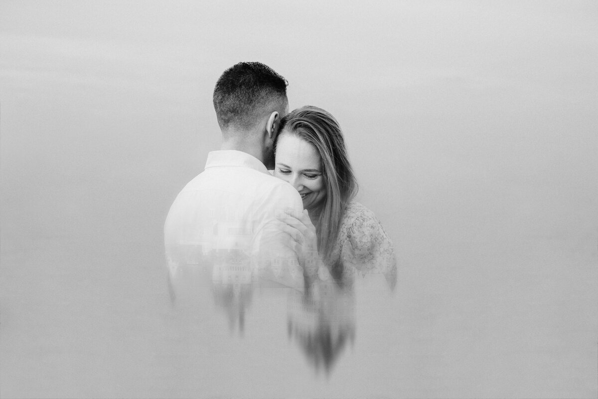 engagement session in old quebec city by dyad imagery