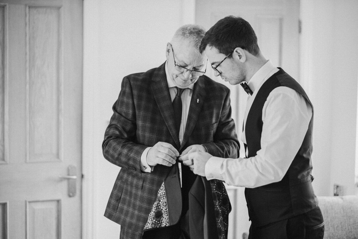 Romantic Wedding at Hilltop Country House, Cheshire - Stunning Countryside Venue-28